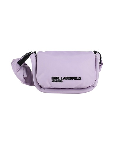 KARL LAGERFELD JEANS Across-body bag PADDED NYLON POUCHETTE
 Lilac 100% Polyester