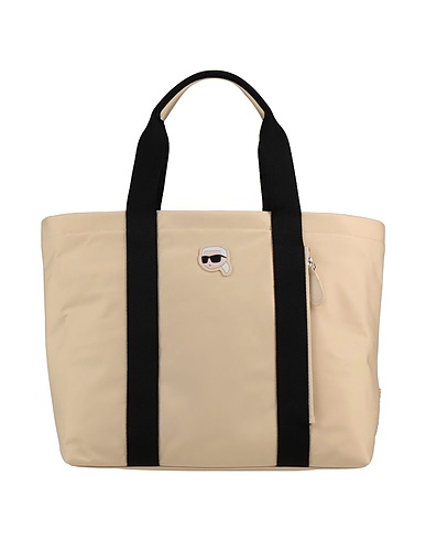 KARL LAGERFELD Borsa a mano K/IKONIK 2.0 NYLON ZIP TOTE
 Beige 97% Poliammide riciclato, 2% Poliestere, 1% Poliuretano