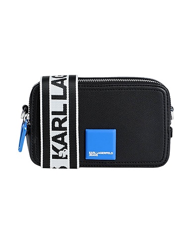 KARL LAGERFELD JEANS Cross-body bags TECH LEATHER CAMERA BAG PATCH
 Black 100% Polyurethane