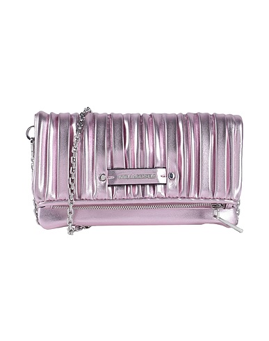 KARL LAGERFELD BAGS K/KUSHION WOC METALLIC
 Pink 100% Polyurethane