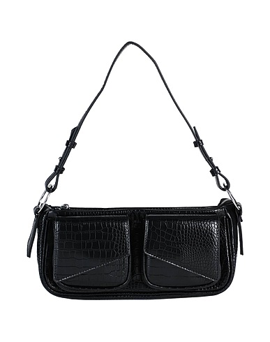 TOPSHOP Bolso de mano Negro 100% Poliuretano