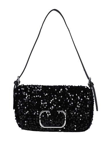 TOPSHOP Handbag Black 50% Plastic, 50% Polyester