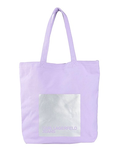 KARL LAGERFELD JEANS Shoulder bag NS CANVAS TOTE
 Lilac 60% Recycled cotton, 40% Cotton