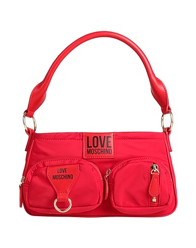 LOVE MOSCHINO Handbag Red 100% Polyester