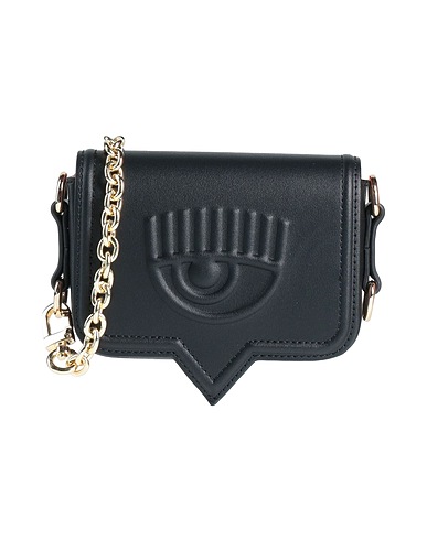 CHIARA FERRAGNI Across-body bag Black 100% Polyurethane
