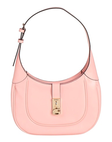 GUESS Shoulder bag Pink 100% Polyurethane