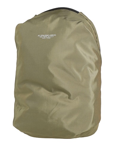 A.G. SPALDING & BROS. 520 FIFTH AVENUE  New York Rucksacks Military green 100% Polyester