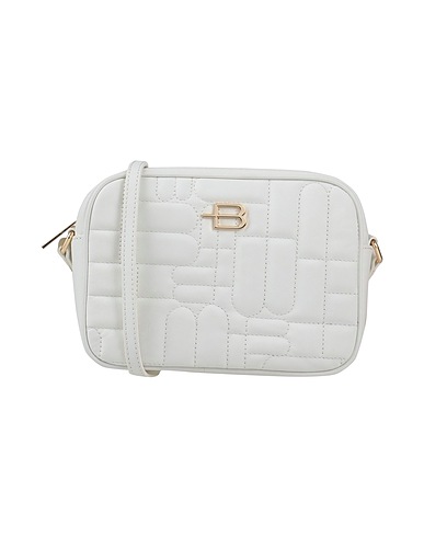 BALDININI Cross-body bags White 80% Calfskin, 20% PVC - Polyvinyl chloride