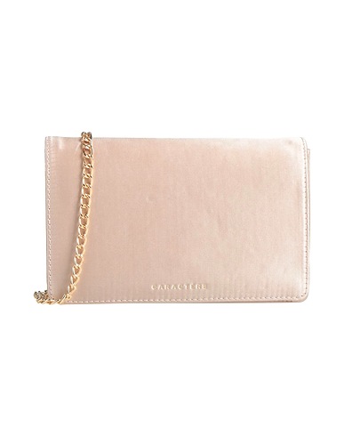 CARACTÈRE Across-body bag Platinum Textile fibres