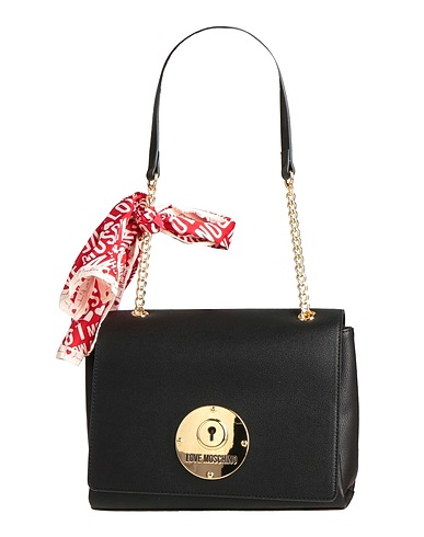 LOVE MOSCHINO Shoulder bag Black 100% Polyurethane