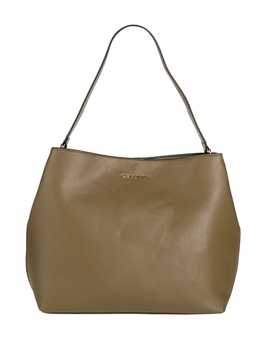 BALDININI Handbag Military green 100% Polyurethane