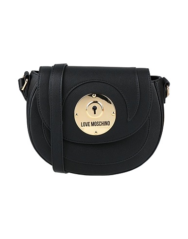LOVE MOSCHINO Across-body bag Black 100% Polyurethane
