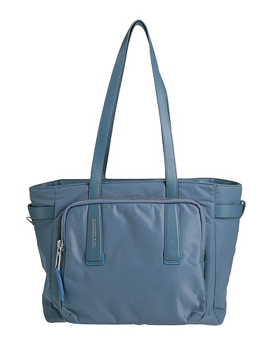 PIQUADRO Borsa a spalla Carta da zucchero 100% Nylon riciclato, Pelle di bovino