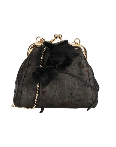 A TENTATIVE ATELIER Across-body bag Black Textile fibres