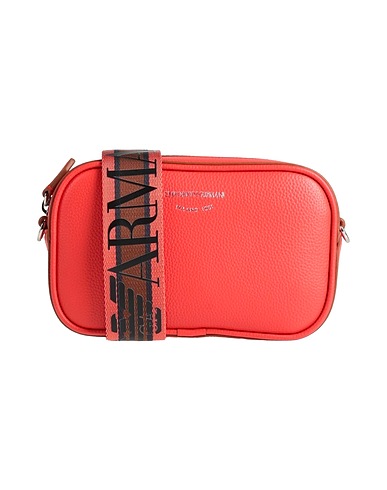 EMPORIO ARMANI Cross-body bags Red 100% Polyurethane, Polyester