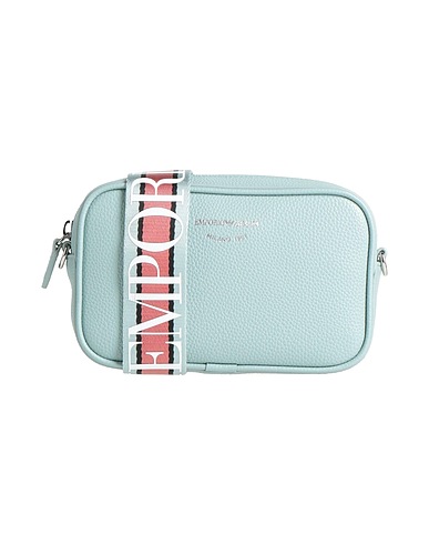 EMPORIO ARMANI Across-body bag Sage green 100% Polyurethane, Polyester