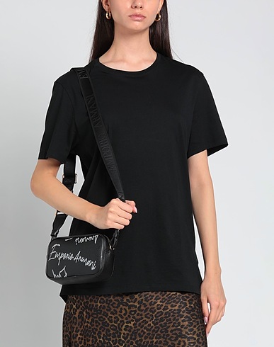EMPORIO ARMANI Across-body bag Black 100% Polyurethane