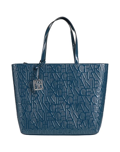ARMANI EXCHANGE Handbag Navy blue 100% Polyester