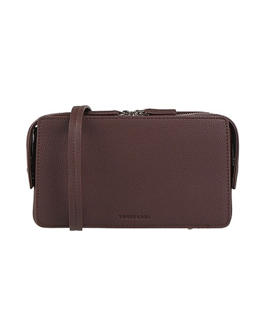 TRUSSARDI Borsa a tracolla Testa di moro 100% Poliestere, Resina poliuretanica