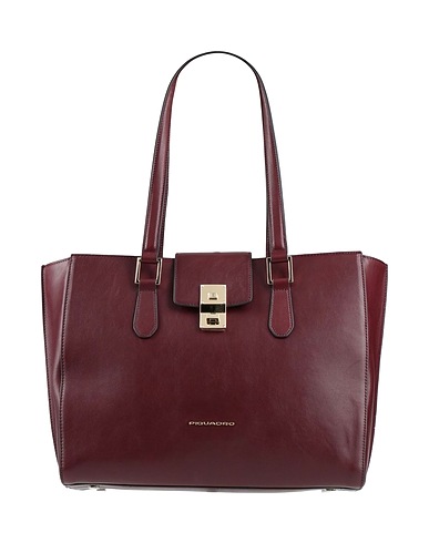 PIQUADRO Shoulder bag Burgundy Soft Leather