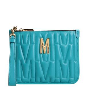 MOSCHINO ハンドバッグ ターコイズブルー レディース