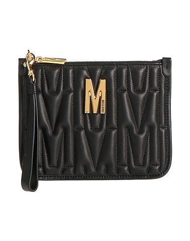 MOSCHINO Handbag Black Soft Leather