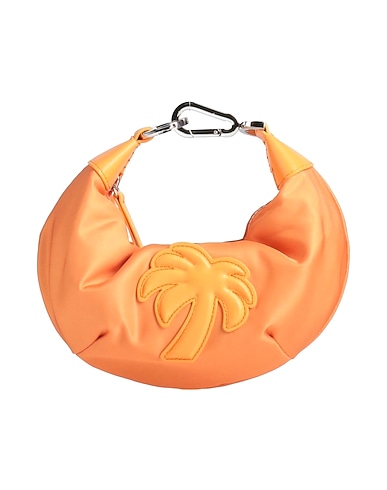 PALM ANGELS Handbag Orange 100% Polyester, Soft Leather