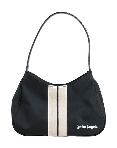 PALM ANGELS Handbag Black 100% Polyamide, Leather
