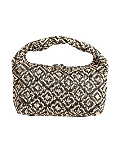 FURLA Bolso de mano Beige 100% Fibras textiles
