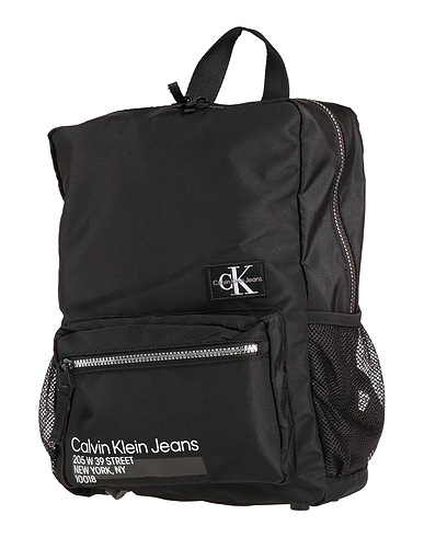 CALVIN KLEIN JEANS Mochila y riñonera Negro Fibras textiles
