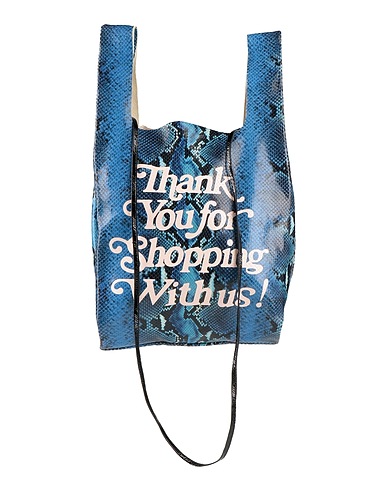 PHILOSOPHY di LORENZO SERAFINI Handbag Blue Soft Leather