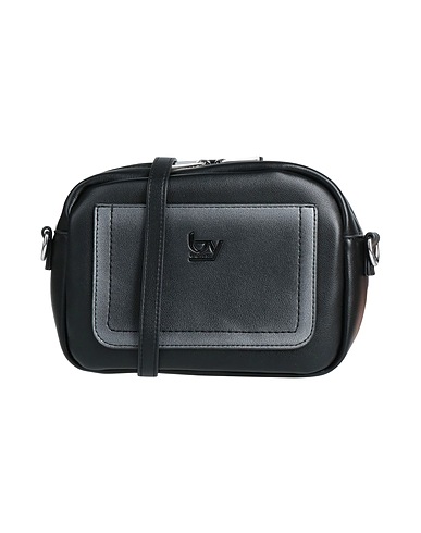 BY BYBLOS Across-body bag Black 100% Polyurethane