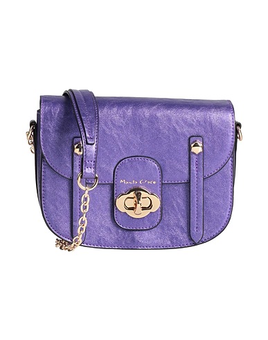 MANILA GRACE Across-body bag Purple 100% Polyurethane