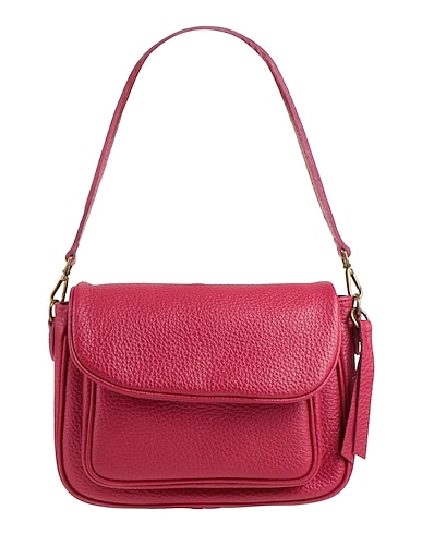 CORSIA Shoulder bag Magenta Soft Leather
