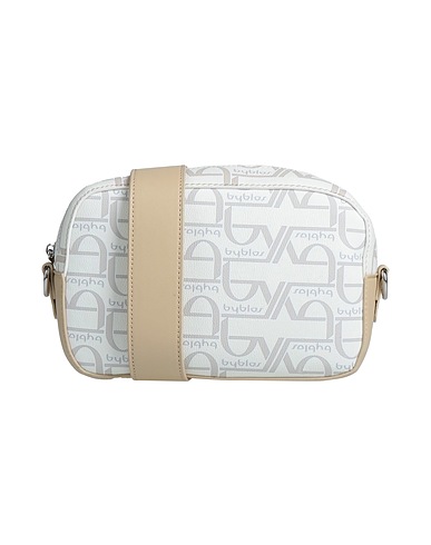BY BYBLOS Across-body bag Cream 100% Polyurethane