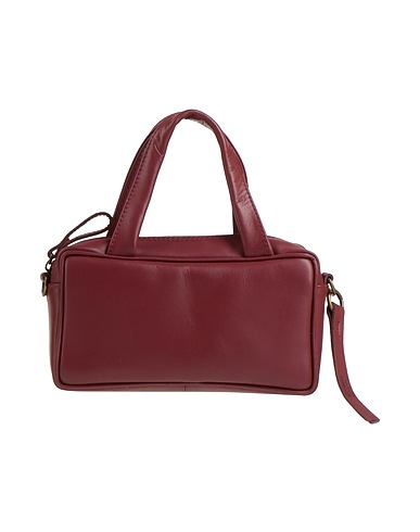 CORSIA Handbag Burgundy Soft Leather