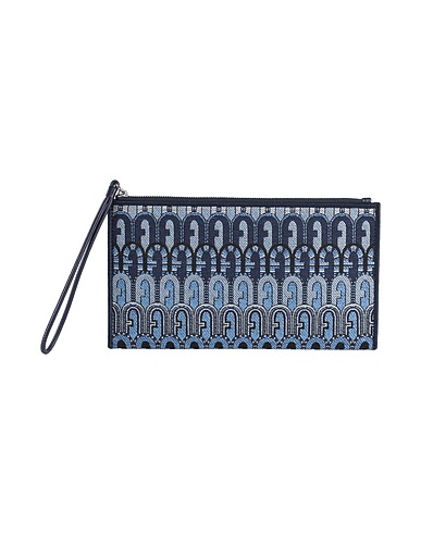 FURLA Handbag FURLA OPPORTUNITY S ENVELOPE
 Navy blue 38% Polyester, 34% Cotton, 13% Viscose, 10% Leather, 5% Other Fibres
