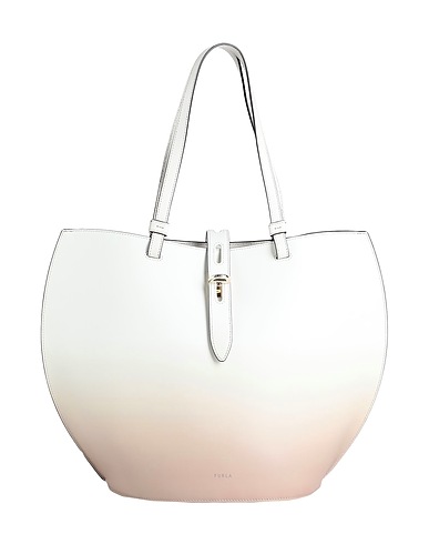 FURLA Shoulder bag Off white 100% Calfskin