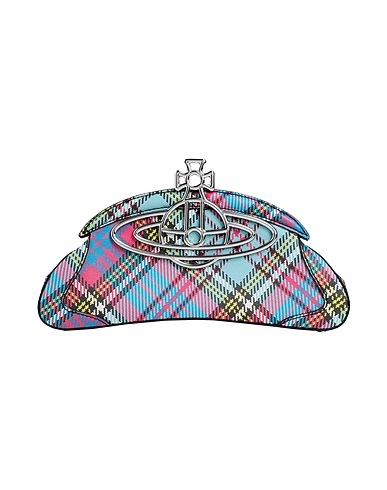 VIVIENNE WESTWOOD Handbag Sky blue 100% Textile fibers