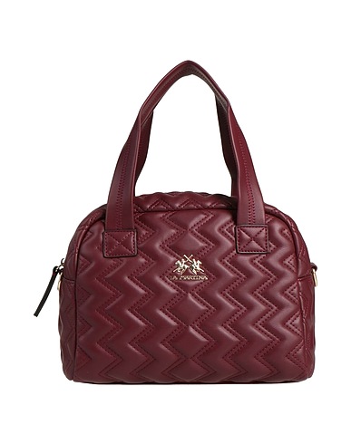 LA MARTINA Handbag Burgundy 100% Polyurethane
