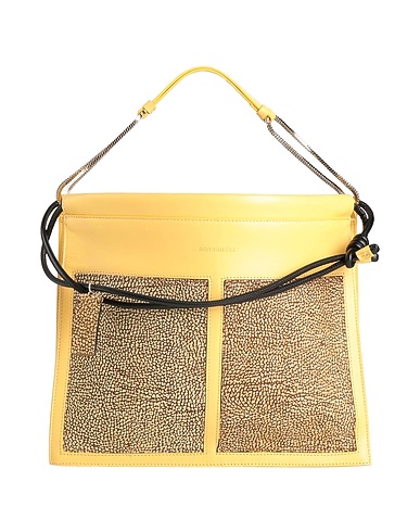 BORBONESE Handbag Sand Soft Leather