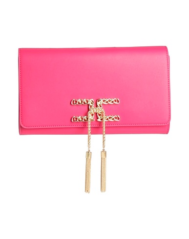 ELISABETTA FRANCHI Handbag Magenta 55% Polyester, 45% Polyurethane