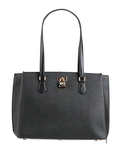 MICHAEL MICHAEL KORS Schultertasche Schwarz 100% Rindsleder