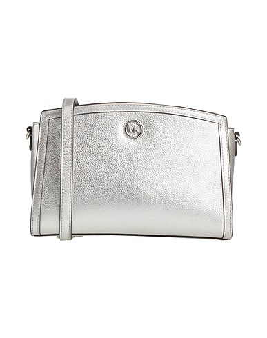 MICHAEL MICHAEL KORS Across-body bag Silver 100% Bovine leather