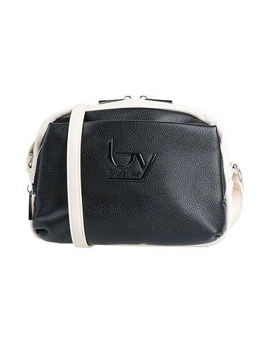 BY BYBLOS Across-body bag Black 100% Polyurethane