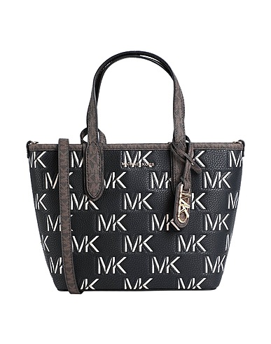MICHAEL MICHAEL KORS ハンドバッグ ブラック ポリウレタン 60% / コットン 20% / ポリエステル 20%