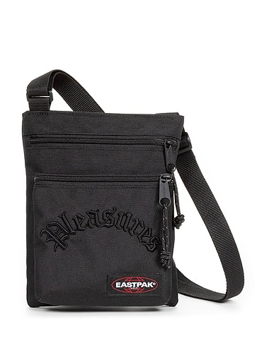 EASTPAK x PLEASURES Across-body bag PLEASURES RUSHER  Black 100% Polyester