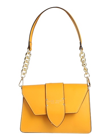 MARC ELLIS Borsa a mano Senape 100% Pelle