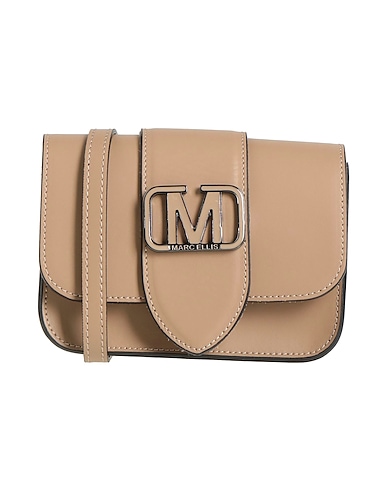 MARC ELLIS Cross-body bags Khaki 100% Soft Leather