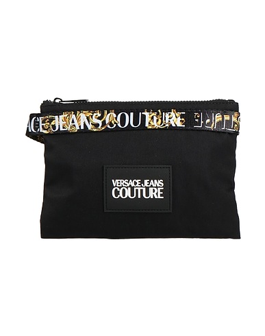 VERSACE JEANS COUTURE Handbag Black 100% Polyester